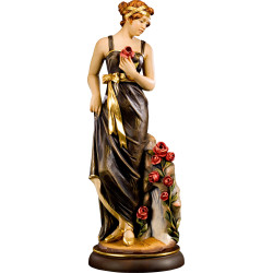 Chica con rosas